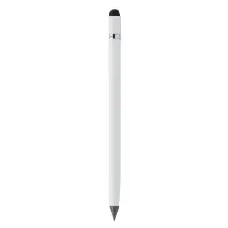 Bezatramentowy długopis dotykowy Devoid - kolor biały