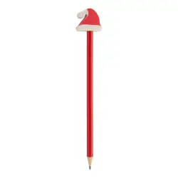 Ramsvika - Ołówek świąteczny, Święty Mikołaj -  kolor czerwony