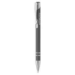 Długopis Runnel - kolor ciemno szary