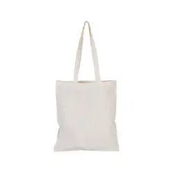 Bawełniana torba na zakupy Longish - kolor beżowy