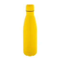 Butelka ze stali nierdzewnej z recyklingu Refill kolor żółty