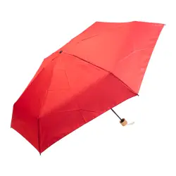Mini parasol RPET Miniboo kolor czerwony