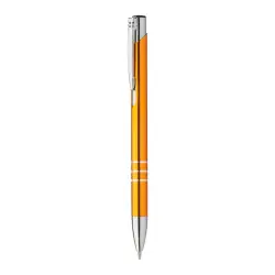 Długopis Channel Black - kolor pomarańcz