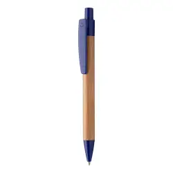 Długopis bambusowy Colothic - kolor niebieski