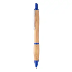 Długopis bambusowy Coldery - kolor niebieski