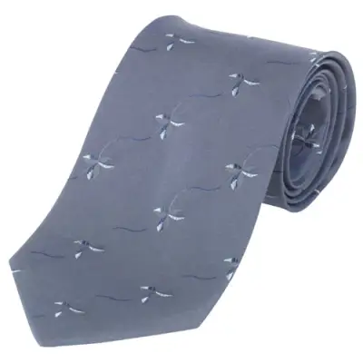 Krawat Tienamic - popielaty