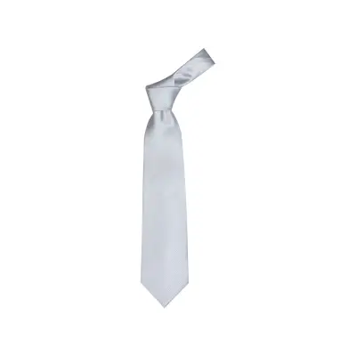 Krawat Colours - kolor srebrny