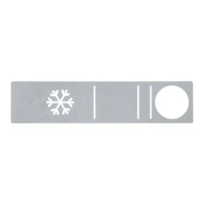 Tylldalen - uchwyt na świeczkę - świecę/płatek śniegu -  kolor srebrny