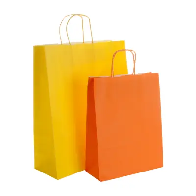 Torba papierowa Store - kolor pomarańcz
