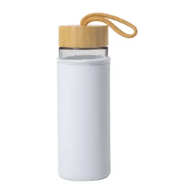 Butelka sportowa Lurok - kolor biały