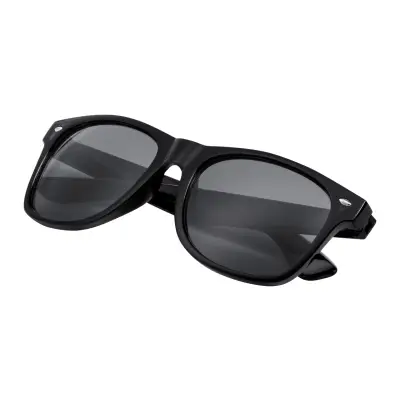 Okulary przeciwsłoneczne z RPET Sigma - kolor czarny