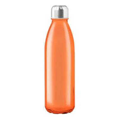 Szklana butelka sportowa Sunsox - kolor pomarańcz