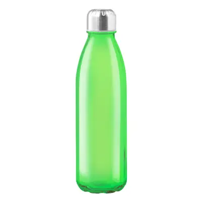 Szklana butelka sportowa Sunsox - kolor limonkowy