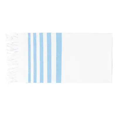 Ręcznik plażowy Sally - kolor jasno niebieski