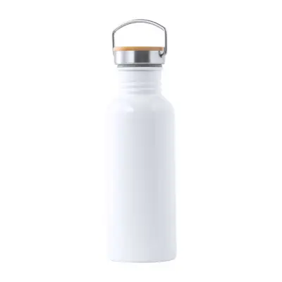 Sublimacyjna butelka sportowa Preuk - kolor biały