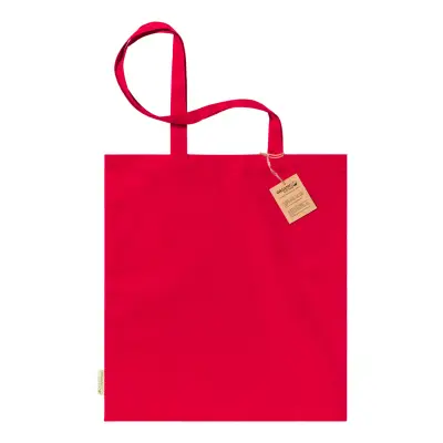 Bawełniana torba na zakupy Klimbou - kolor czerwony
