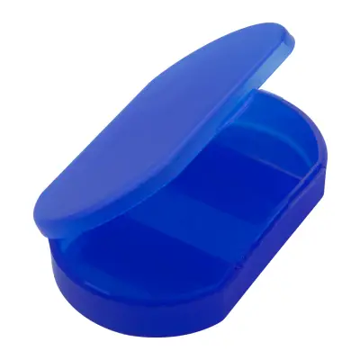 Pudełko na tabletki Trizone - kolor niebieski