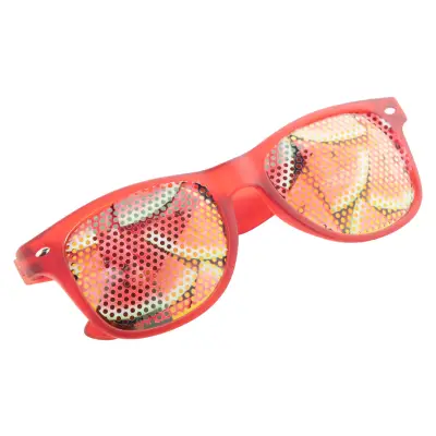 Okulary przeciwsłoneczne Nival - kolor czerwony