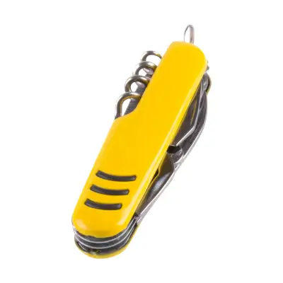Wielofunkcyjny scyzoryk Shakon - kolor żółty