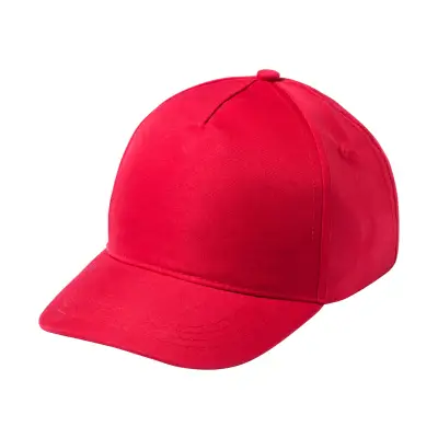 Dziecięca czapka z daszkiem Modiak - kolor czerwony