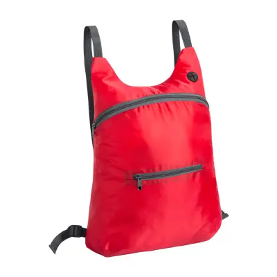 Plecak składany Mathis - kolor czerwony