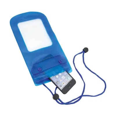 Wodoodporny pokrowiec na telefon Tamy - kolor niebieski