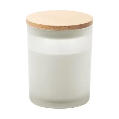 Daizu - świeca zapachowa waniliowa -  kolor biały