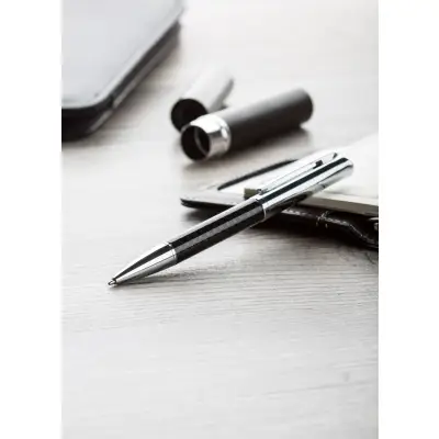 Długopis Nurburg - kolor srebrny