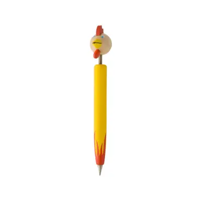 Długopis, kogut Zoom - kolor żółty