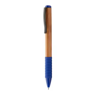 Bambusowy długopis Bripp - kolor niebieski