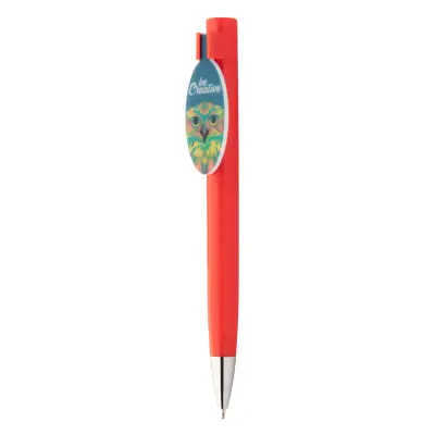 Długopis CreaClip - kolor czerwony