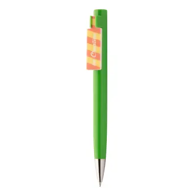 Długopis CreaClip - kolor zielony
