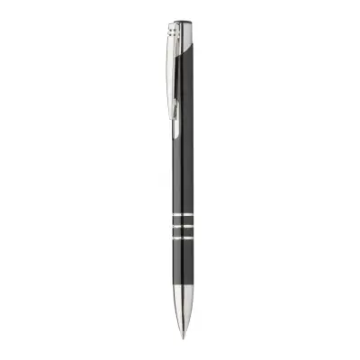 Długopis Channel Black - kolor czarny
