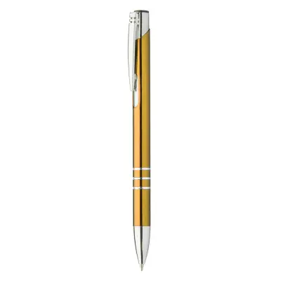Długopis Channel Black - kolor złoty