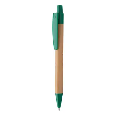 Długopis bambusowy Colothic - kolor zielony