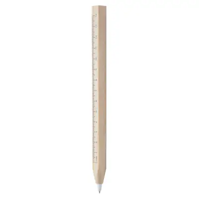 Długopis / linijka Burnham - kolor naturalny