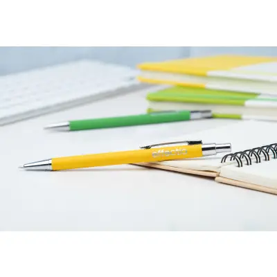 Długopis Chromy - kolor żółty