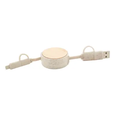 Komugo - kabel USB do ładowania -  kolor naturalny