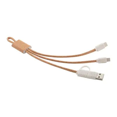 Koruku - kabel USB do ładowania -  kolor naturalny